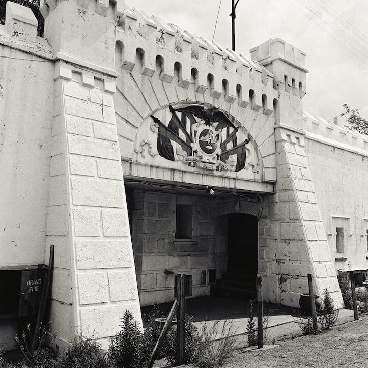 Images taken of the Old Fort in 1991 before the planned restoration project.