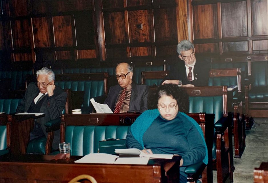 Members of Theme Committee 4 in Parliament.