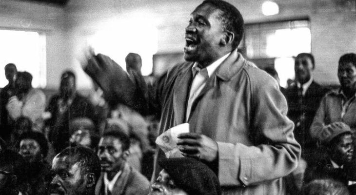  Titan of the struggle: Robert Sobukwe and other frustrated Africanists split from the ANC during a stormy provincial congress in 1958, leading to the formation of the Pan Africanist Congress.