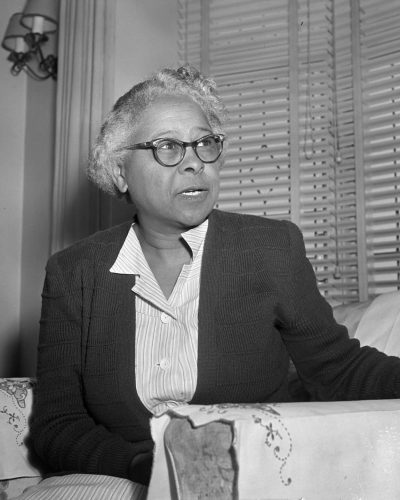 Madie Hall Xuma, 1952. Madie Hall Xuma, 1952.