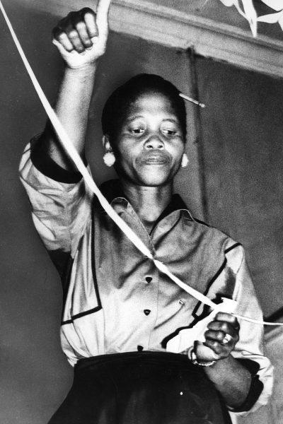 DM2000041002: SAED:POLITICS:WOMEN:MAR1956 - Guts and Granite - Lillian Ngoyi, President ot the ANC's womens League (for the second time), springs to fame as the new tough type of women leader. 