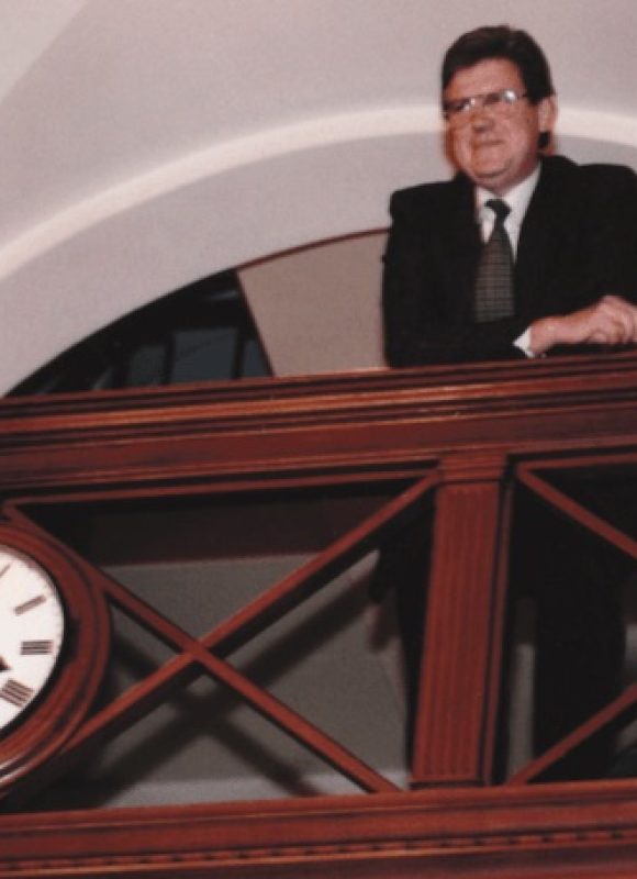 Leon Wessels, Deputy Chair of the CA, inside the Parliament building.