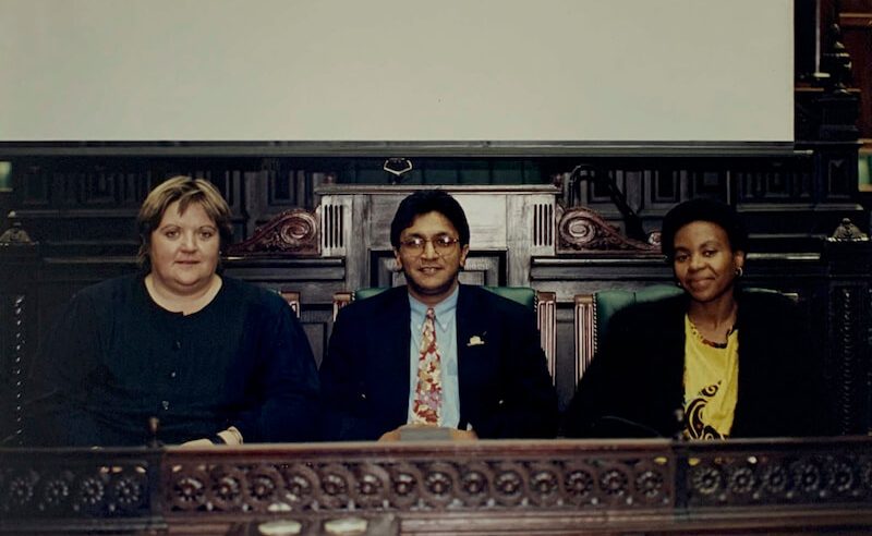 The troika that ran the process: Executive director Hassen Ebrahim and his deputies Marion Sparg and Louisa Zondo.